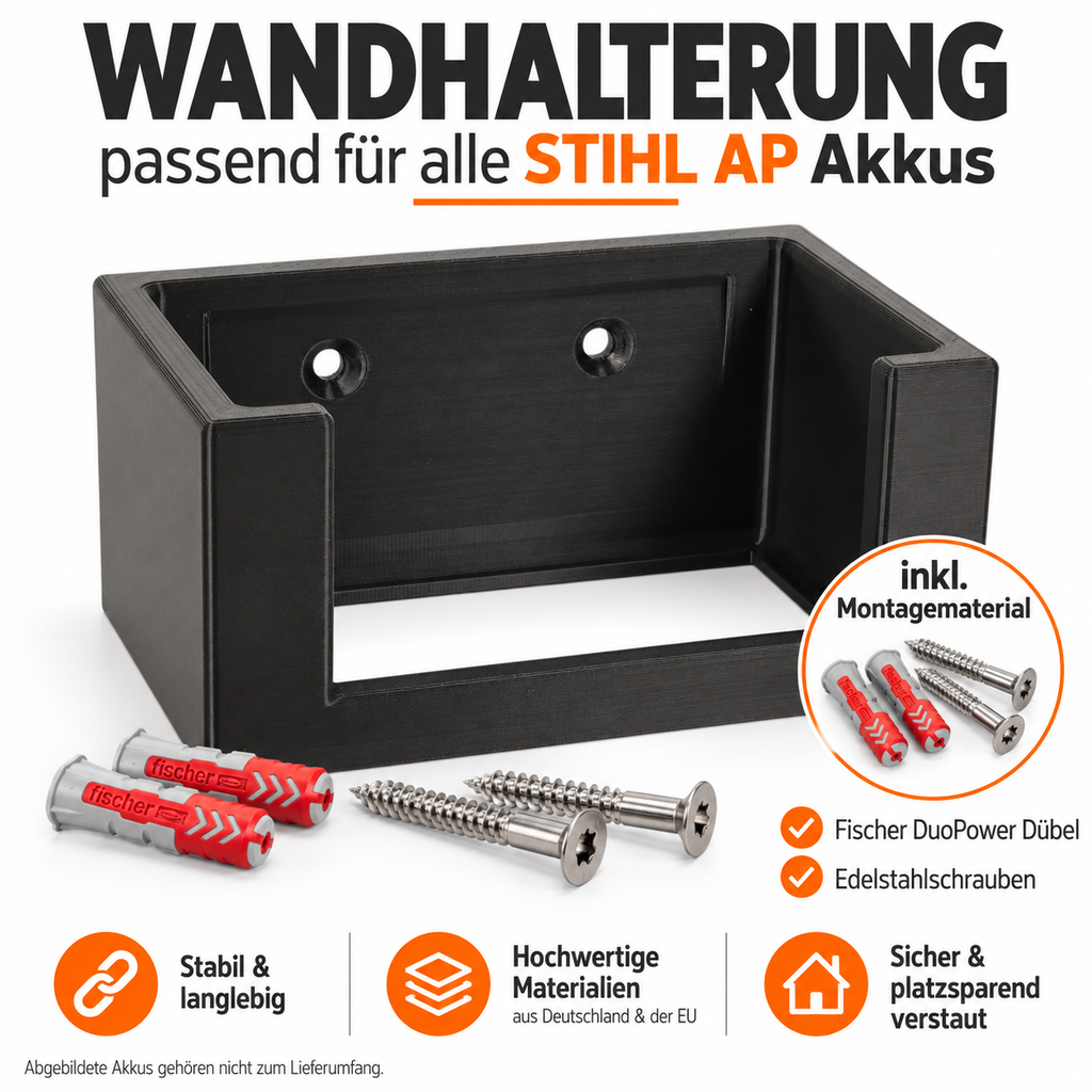 Wandhalterung AP passend für 1 STIHL AP Akku