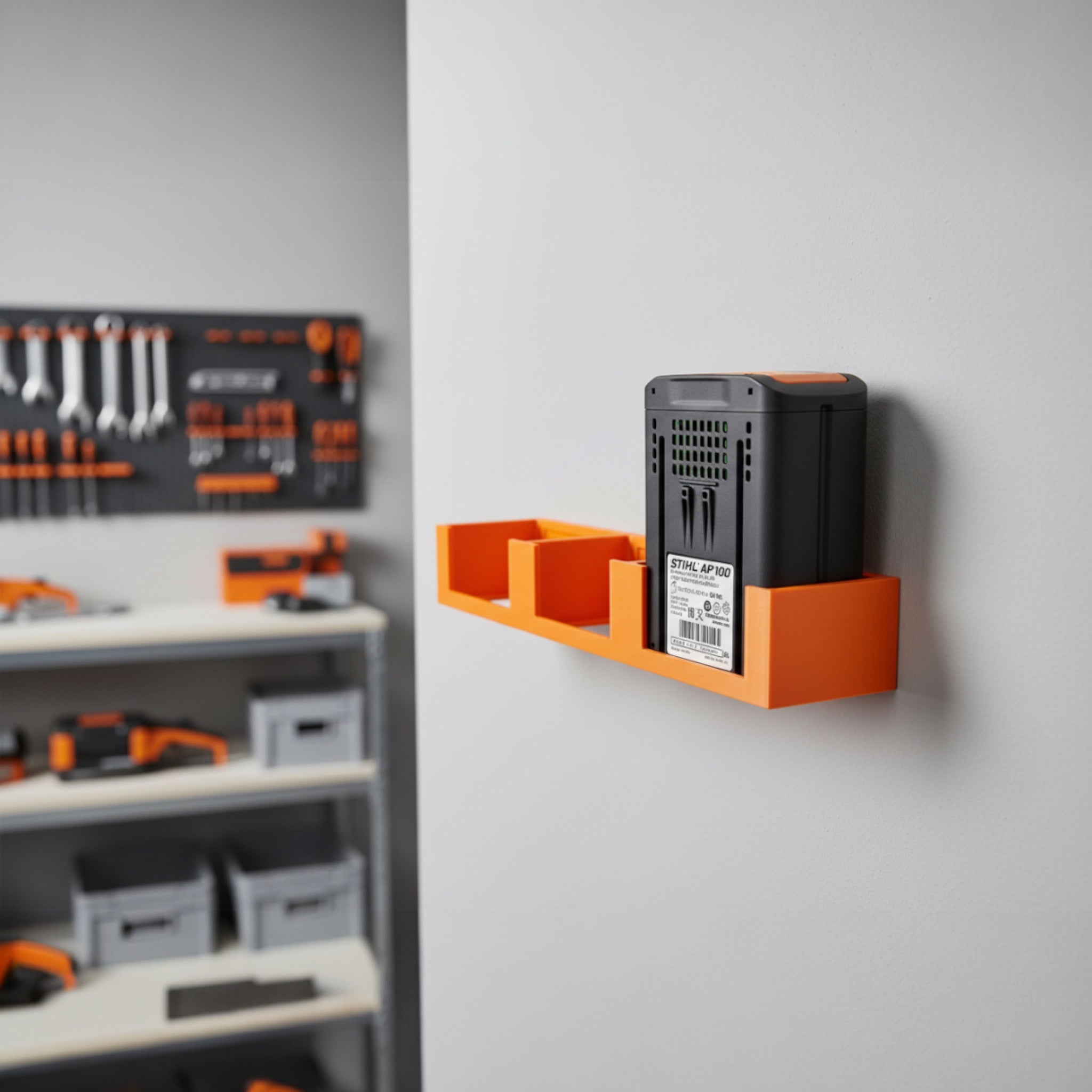 Wandhalterung AP passend für 3 STIHL AP Akkus