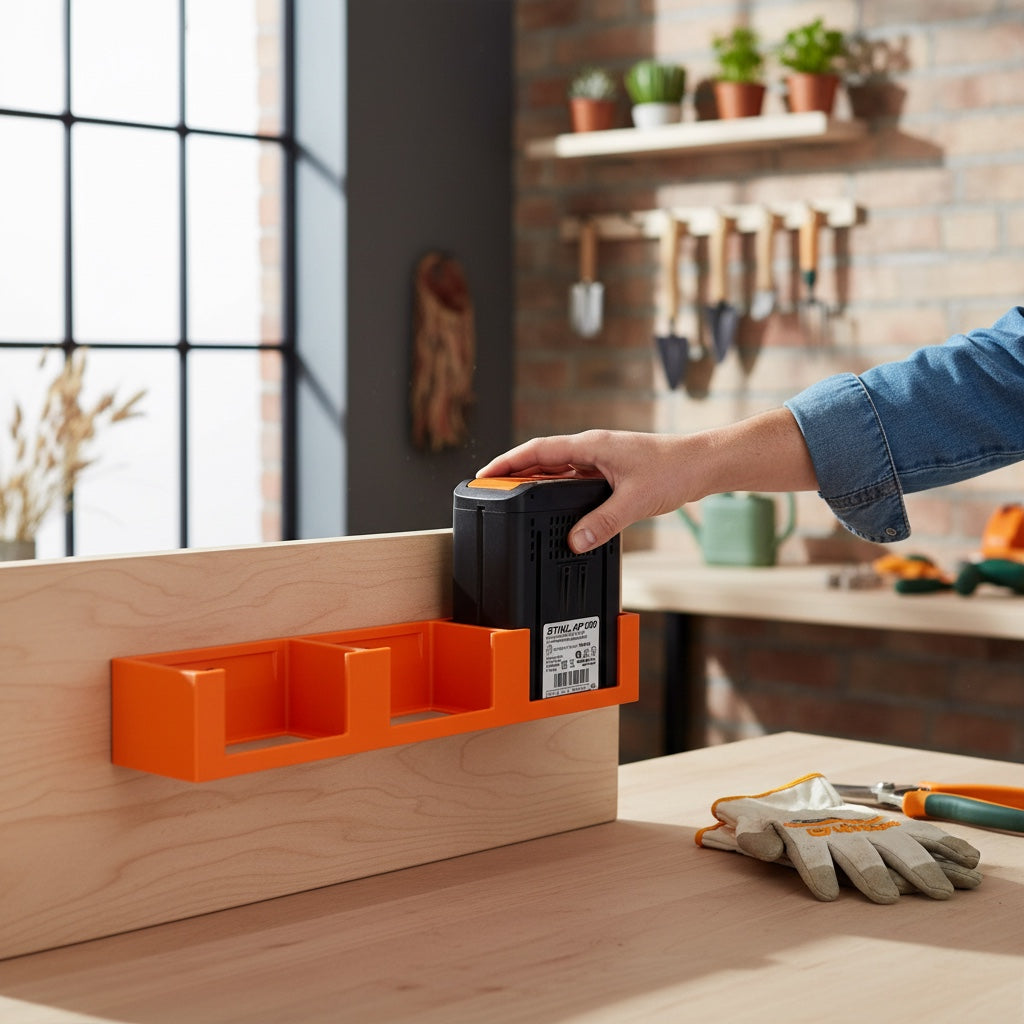 Wandhalterung AP passend für 3 STIHL AP Akkus