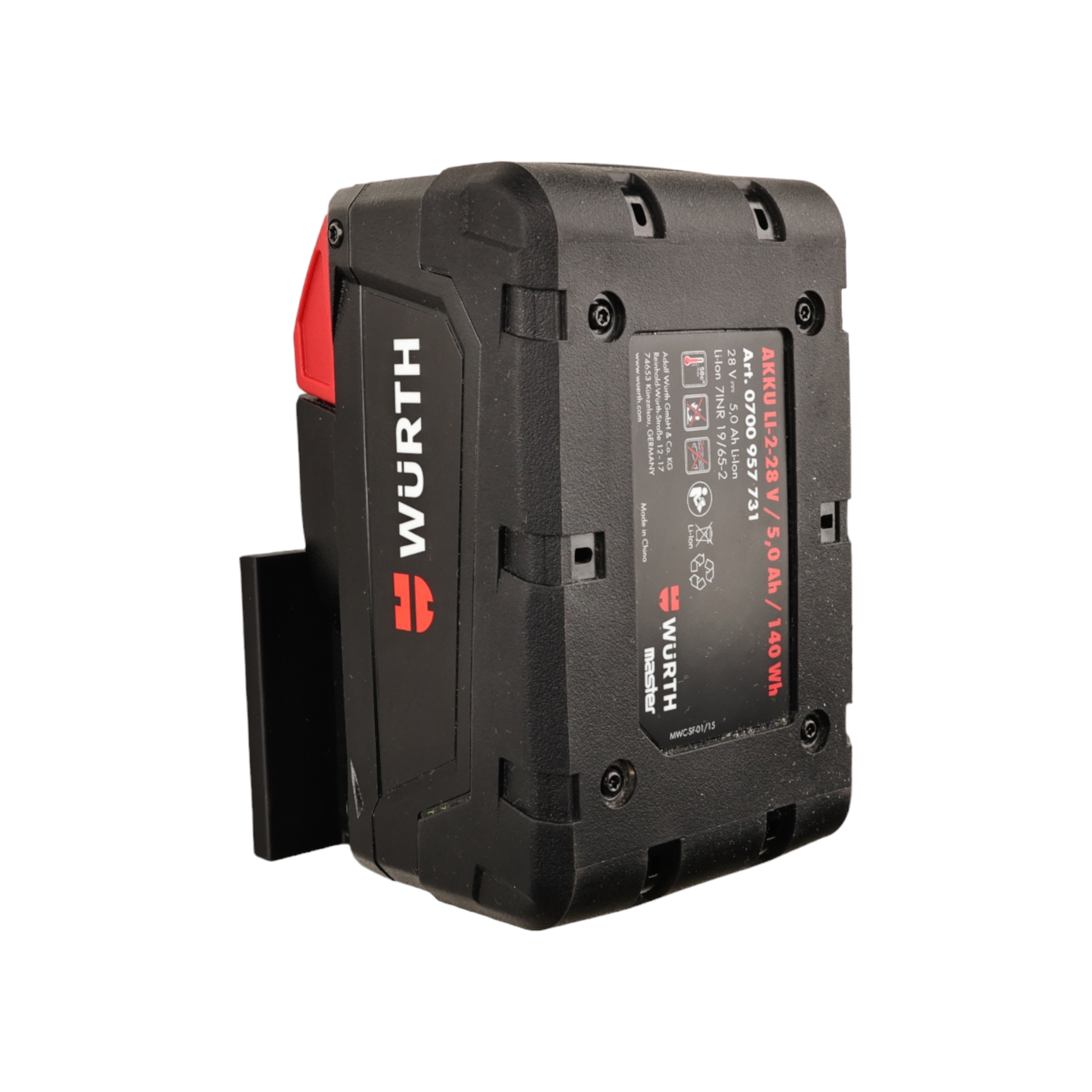 Wandhalterung passend für 1 WÜRTH 28V Akku