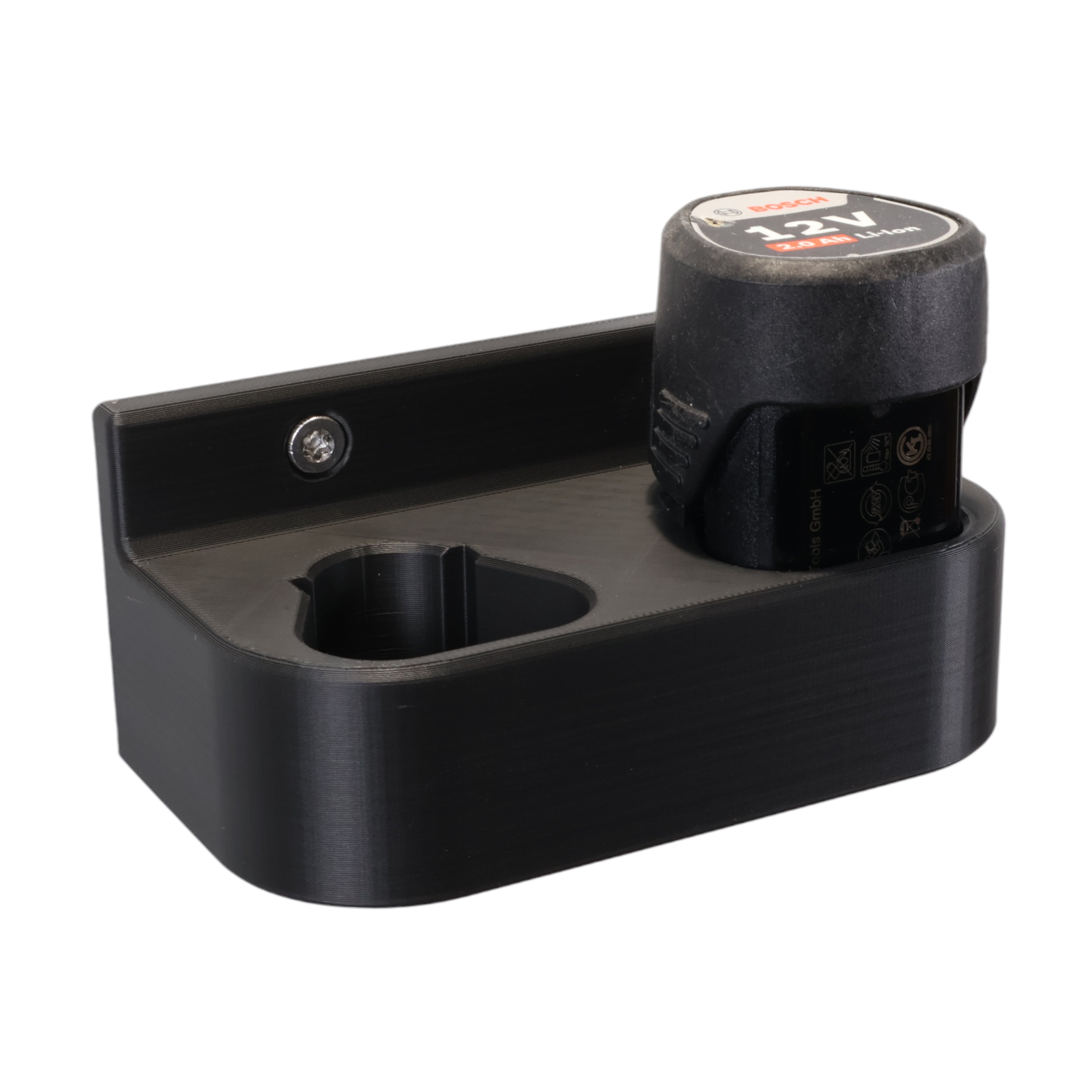 Wandhalterung passend für 2 BOSCH 12V Akkus