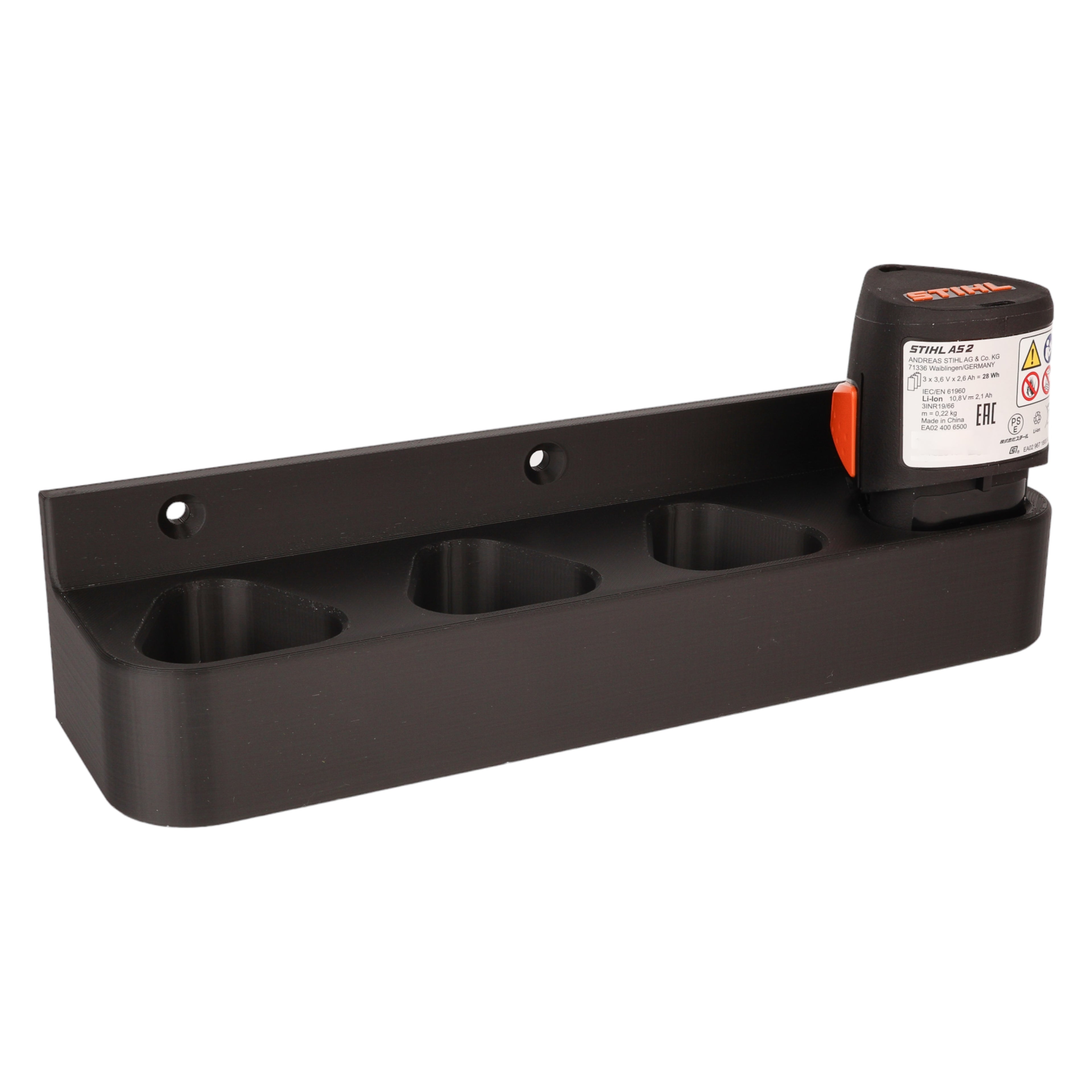 Wandhalterung AS passend für 4 STIHL AS-2 Akkus