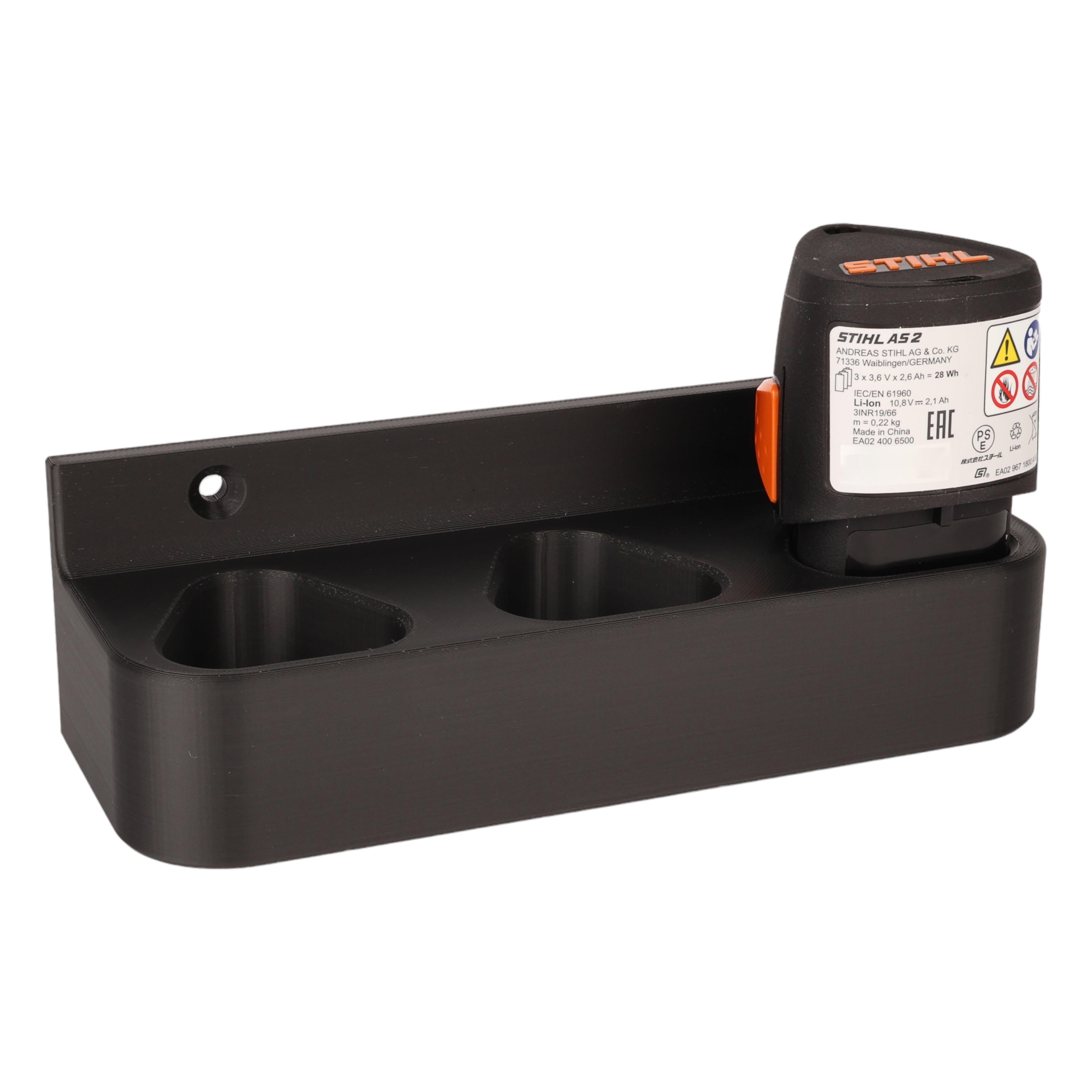 Wandhalterung AS passend für 3 STIHL AS-2 Akkus