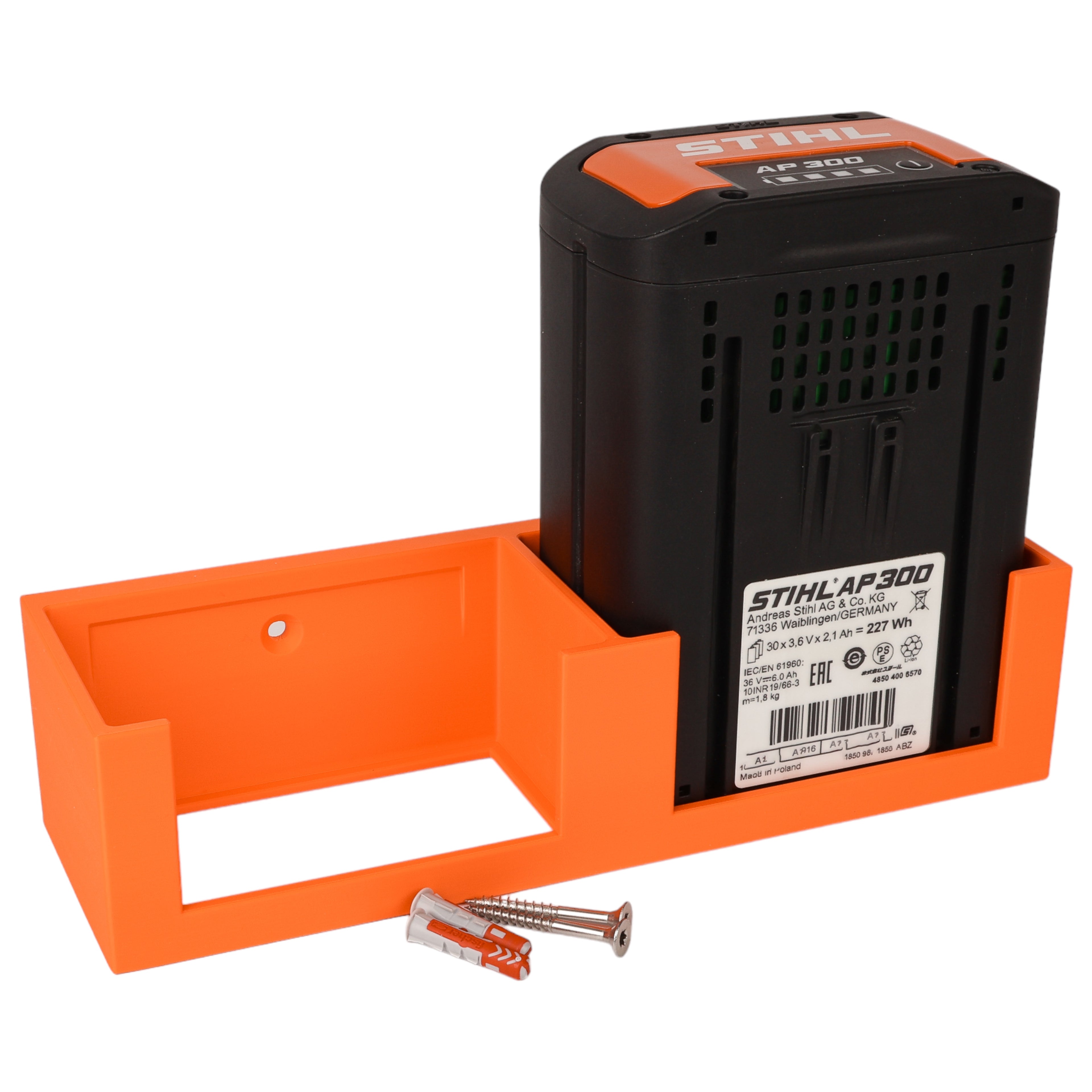 Wandhalterung AP passend für 2 STIHL AP Akkus