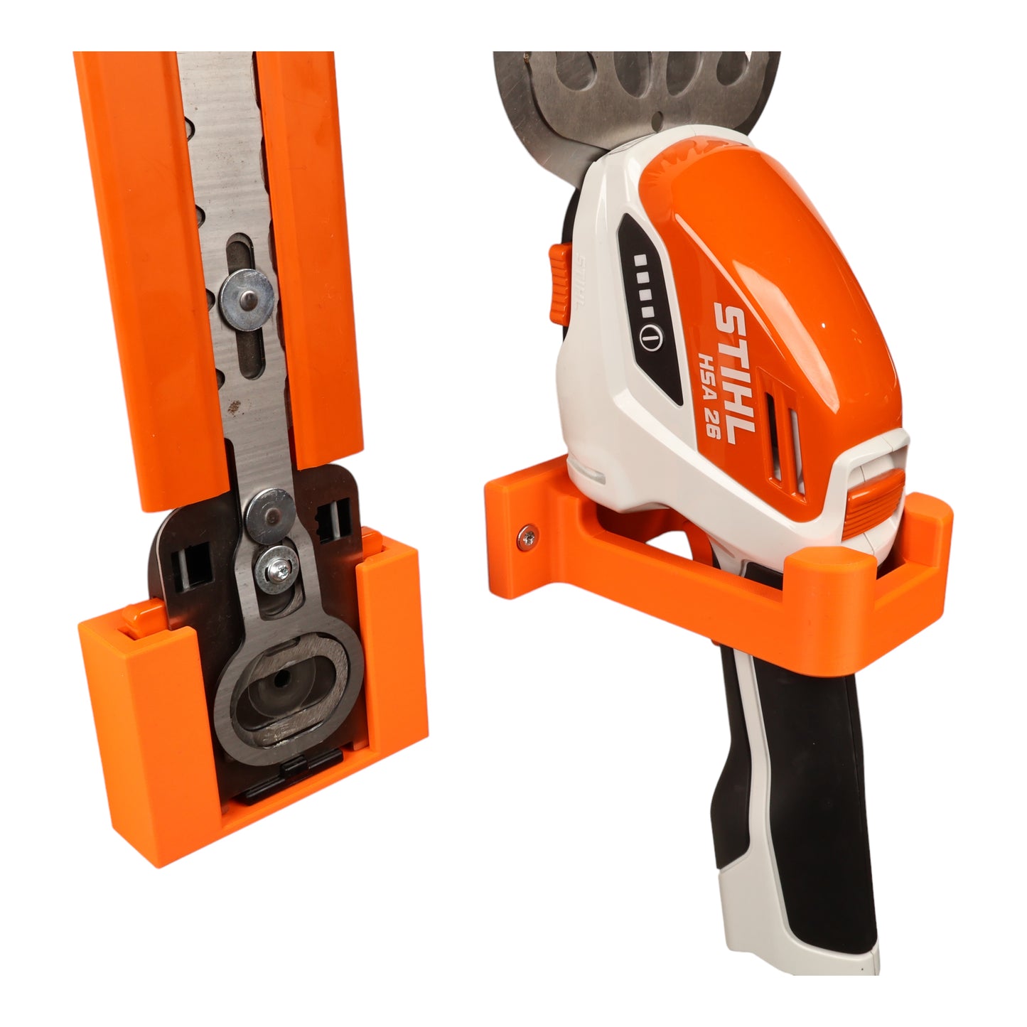 Wandhalterung passend für STIHL HSA 26 Akku Strauchschere Heckenschere 2er Set