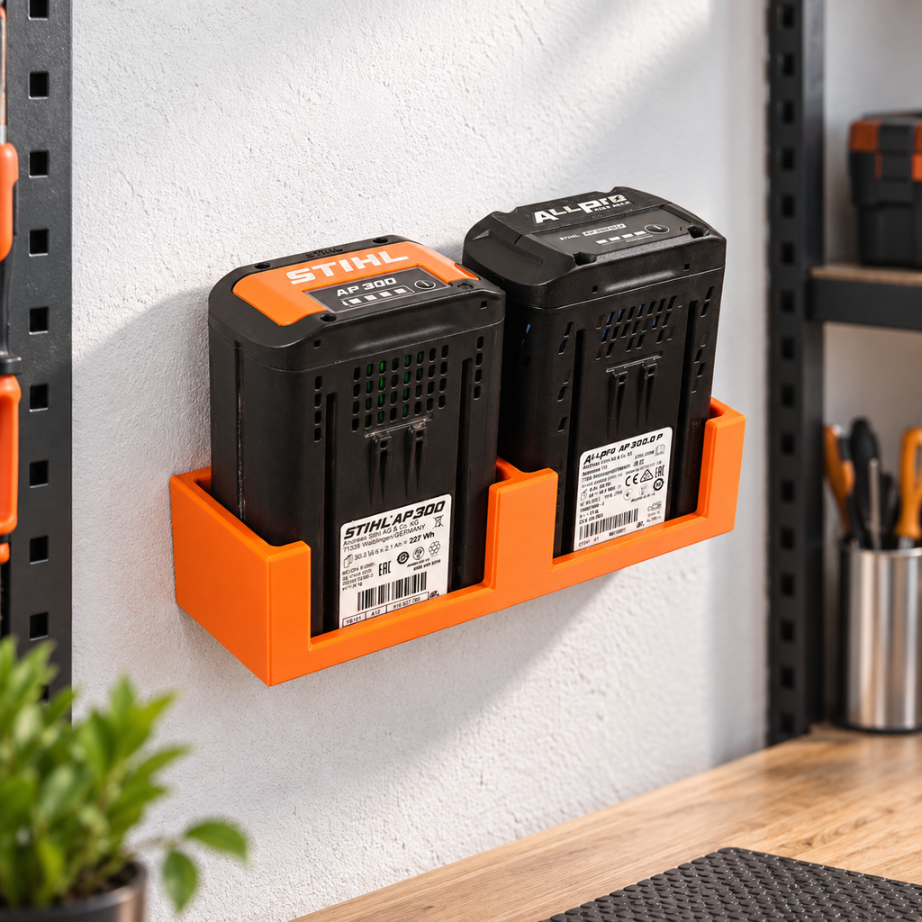 Wandhalterung AP passend für 2 STIHL AP Akkus