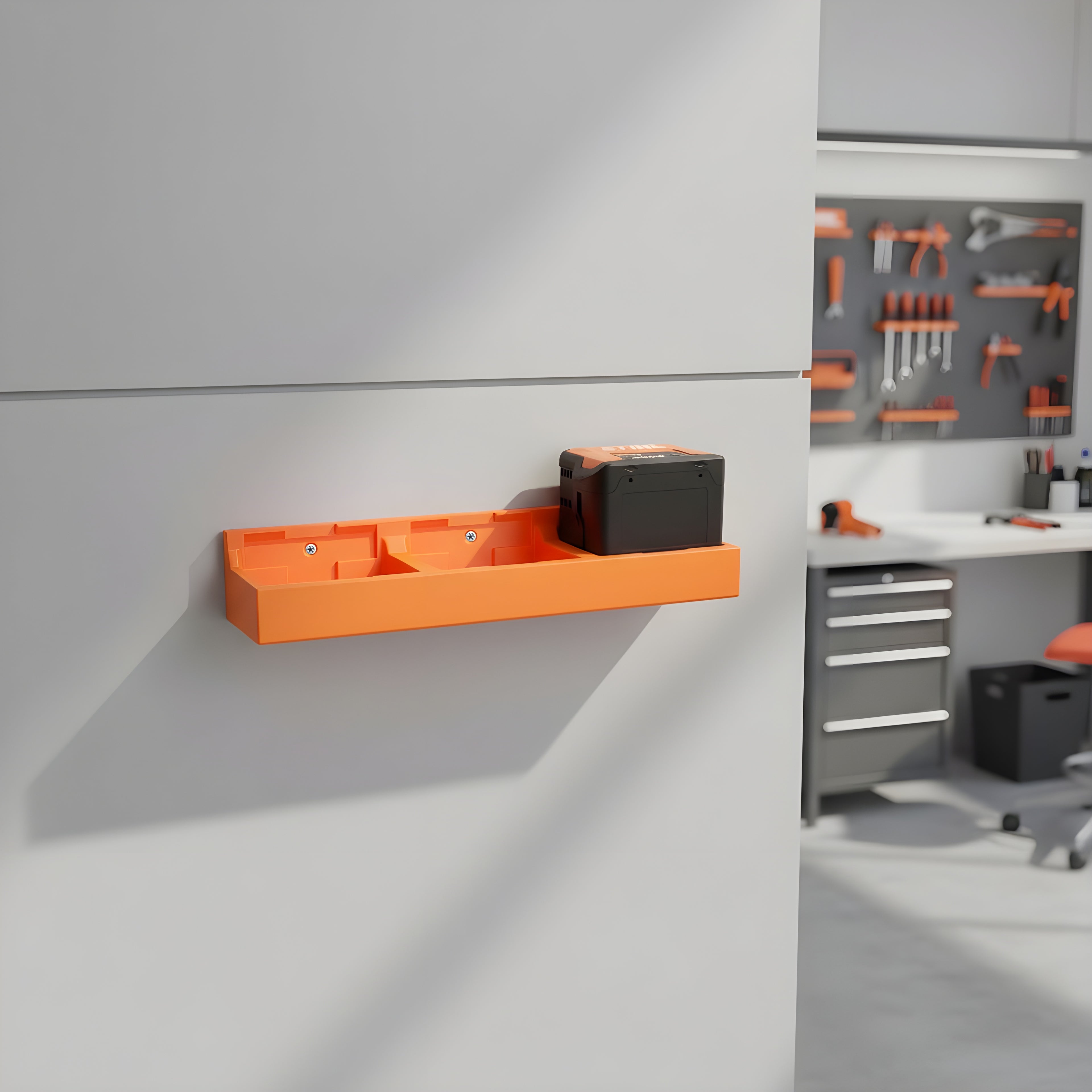 Wandhalterung AK passend für 3 STIHL AK Akkus